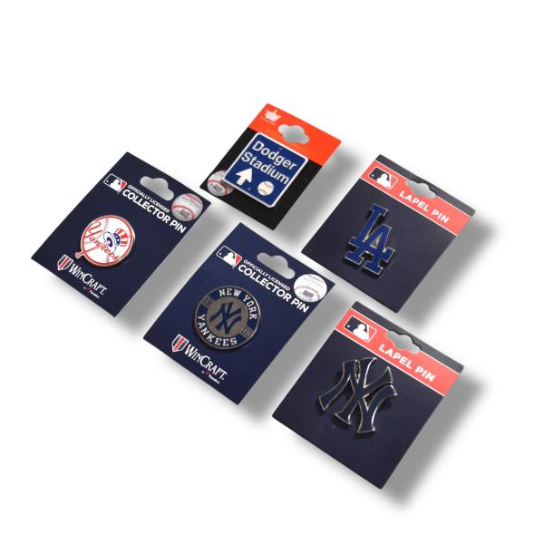 MLBチームピンズ メンズ レディース ヤンキース ドジャース