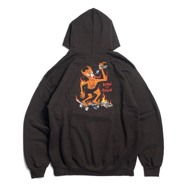 [SALE]スラッシャー バーン イット ダウン フーディー ダークチョコレート メンズ/パーカー