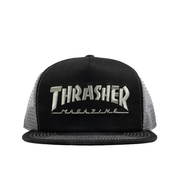 Thrasher Mag Logo Trucker Hat スラッシャー キャップ 帽子 ブラック/...