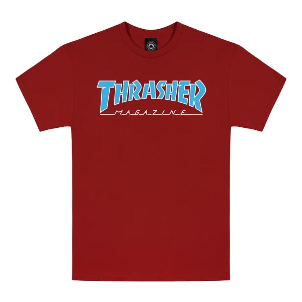 Thrasher Outlined Tee - Cardinal Red メンズ レディース 半袖T...