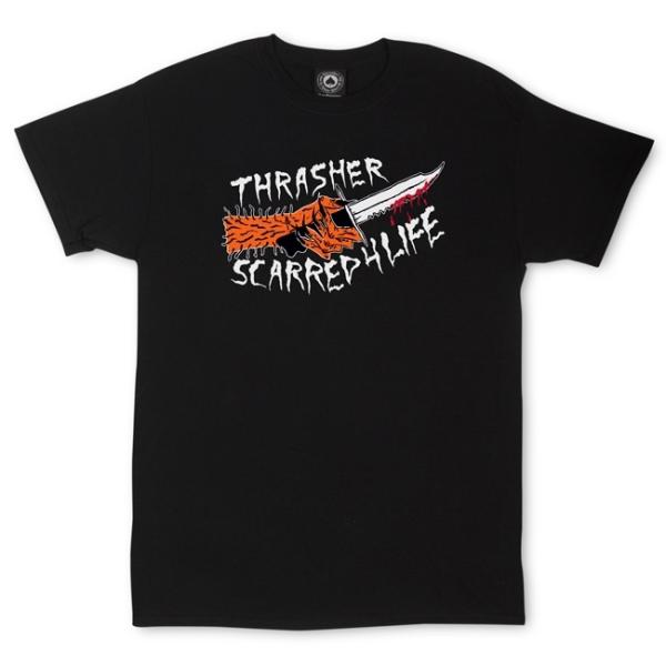 スラッシャー マガジン スカーレッド Tシャツ ブラック