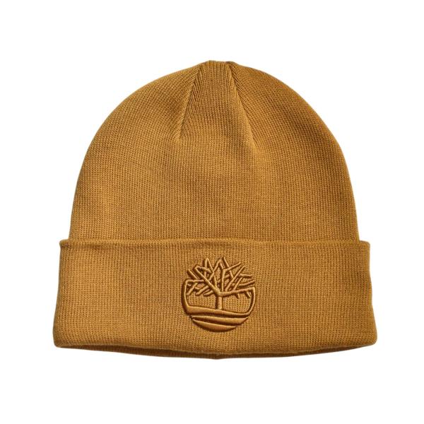 ティンバーランド Logo ニットキャップ ブラウン メンズ アウトドア ワーク