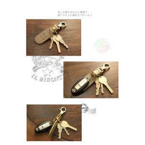 イルビゾンテ キーホルダー キーリング IL ...の詳細画像4