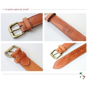イルビゾンテ ベルト IL BISONTE レ...の詳細画像5