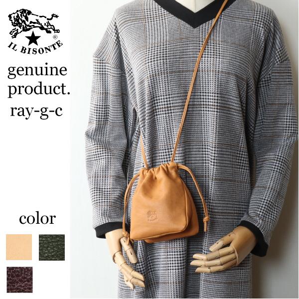 イルビゾンテ バッグ IL BISONTE バケッタレザー巾着 ミニショルダーバッグ〔 2025年 ...