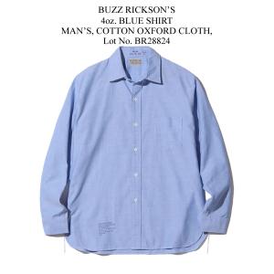 BUZZ RICKSON'S バズリクソンズ MENS COTTON OXFORD CLOTH SHIRT オックスフォードミリタリーシャツ BR28824｜ray-online-store