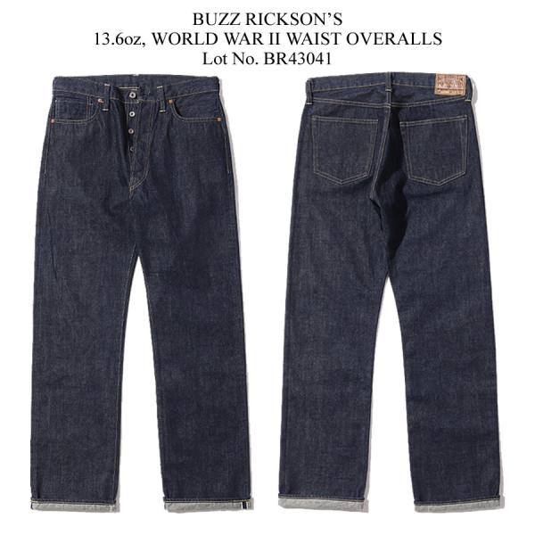 BUZZ RICKSON&apos;S バズリクソンズ WORLD WAR II DENIM WAIST OV...