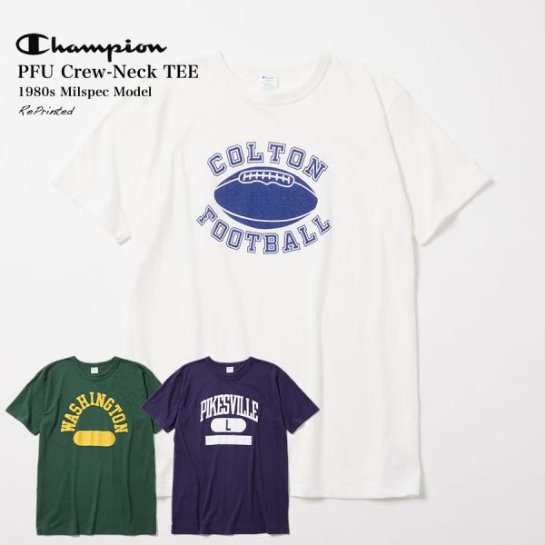 チャンピオン Champion トルートゥーアーカイブス プリントクルーネックTシャツ 1980S ...
