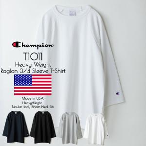 チャンピオン Champion T1011 ラグラン 3/4スリーブ 七分袖 Tシャツ 米国製 C5-B401