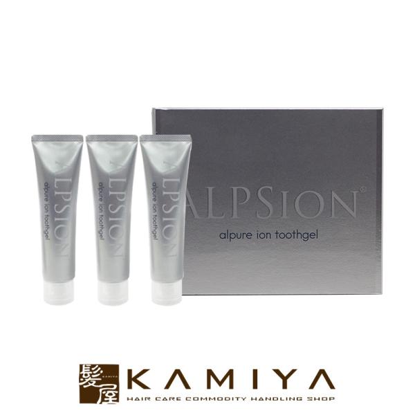 アルピジョン ALPSion イオントゥースジェル 3本セット 80g×3|歯磨きジェル 歯磨き粉 ...
