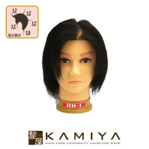 三矢 24-12-13 国家試験用 毛長 約18cm ハチ周り 約52cm 人毛100