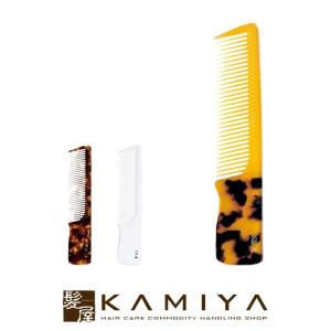 フェノールコームNo.33 EC電バリ角度手付10本目 理容クシ 散髪クシ