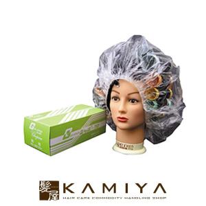 フローラ ジャイアントシャポー 10枚入 大判キャップ ビッグロッド対応 ロングロッド対応 コールドパーマ用 大型ヘアキャップ パーマ キャップ
