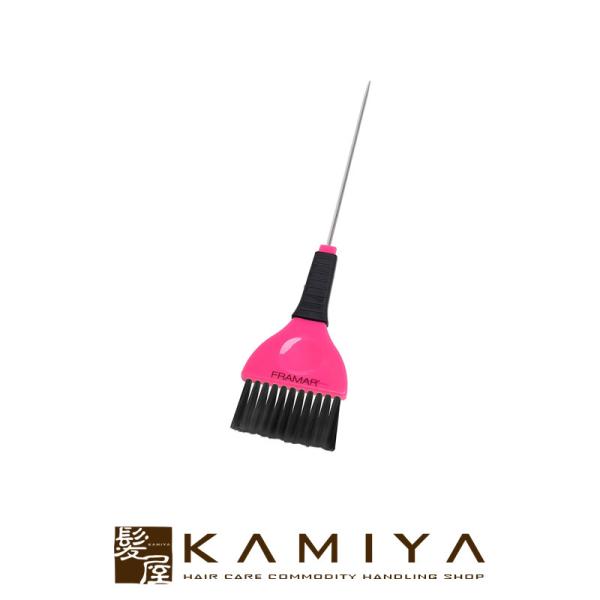 FRAMAR ニードルカラーリングブラシ ピンク|アイビル フラマー ストレートカットブラシ アング...