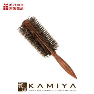 ジェニュイン N.B.A.A. ソフトロールブラシ ナチュラルウッド：55|ヘアセット ヘア ヘアアレンジ ブロー スタイリング ヘア スタイリング剤 すたいりんぐ