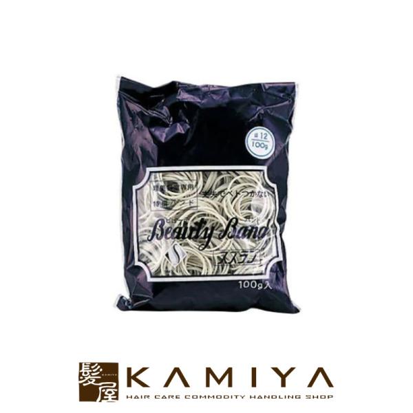 スズラン カラービューティバンド 白 100g袋入 2mm|輪ゴム 袋入り ゴム ロッド プロ用 ゴ...