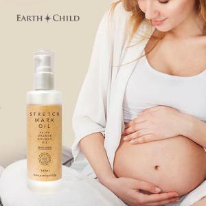 アースチャイルド ストレッチマークオイル 100ml|妊娠線 妊娠 妊婦 マタニティ グッズ 無香料 無着色 保湿 オイル ボディ フェイス オイル 潤い うるおい 潤う