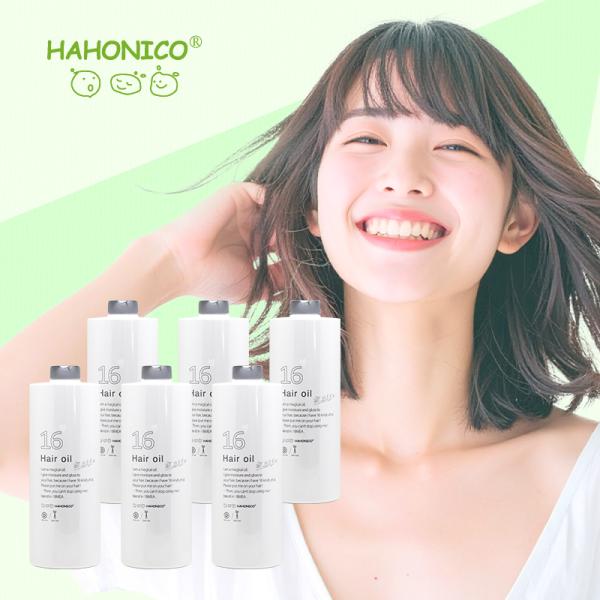 【正規品】ハホニコ 十六油 1000ml (ポンプなし) 業務用×6個セット|ヘアオイル 洗い流さな...