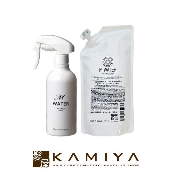髪様からの贈り物 Mウォーター 280ml＋280ml 詰替用|ブローローション 化粧水 ヘア ロー...