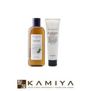 ルベル ナチュラルヘアソープ ウィズ JO 240ml 1個 ＋ ヘアトリートメント ウィズ RP 140g 1個 計2個 お試しセット 美容院専売