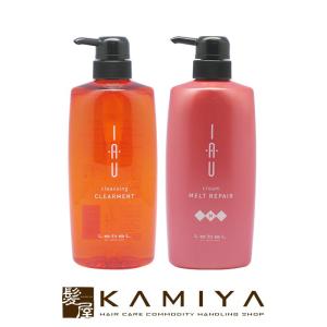 ルベル イオ ホームケア クレンジング クリアメント 600ml 1個 クリーム メルトリペア 600ml 1個 計2個 ポンプセット
