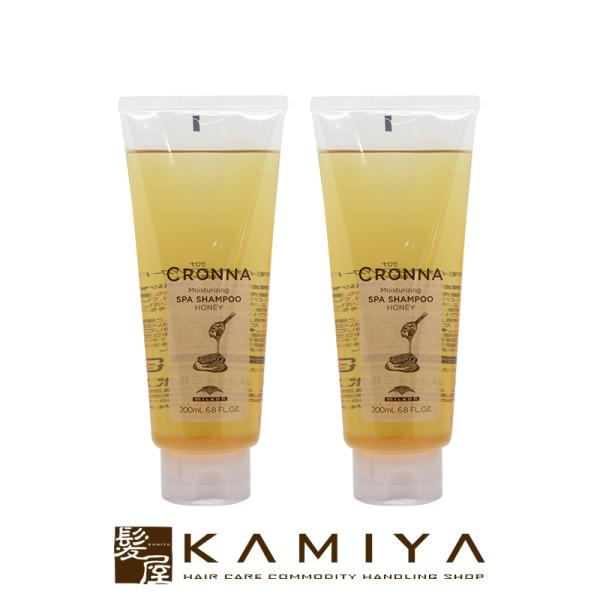 ミルボン クロナ モイスチュアライジングスパシャンプー ハニー 200ml×2個セット|ミルボンクロ...