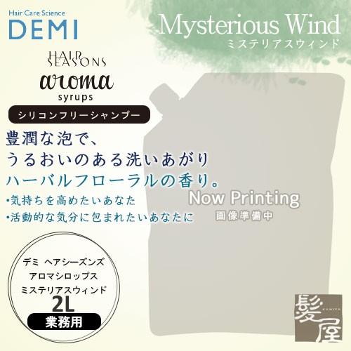 デミ ヘアシーズンズ アロマシロップス ミステリアスウィンド(シャンプー)  2L（業務用） 美容院...