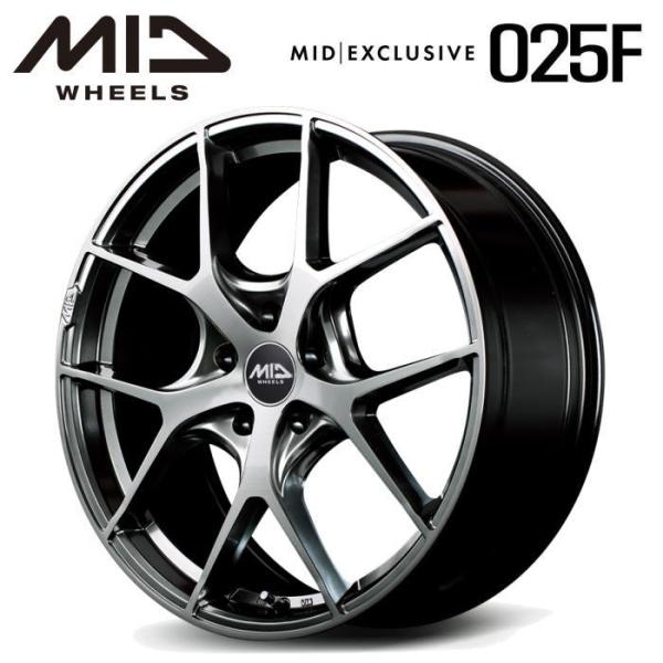 輸入車 BMW MID 025F 18インチ 8J インセット36 5穴 PCD 120 ハイパーメ...