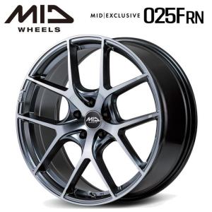 RMP MID 025F 18インチ 7J インセット48 5穴 PCD 114.3 リッチノワール