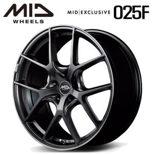 18インチ 多スポークデザインホイール RMP MID 025F 18インチ 7J インセット48 5穴 PCD 114.3 セミグロス