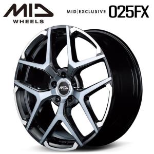 RMP MID 025F 19インチ 8J インセット45 5穴 PCD 114.3 セミグロス