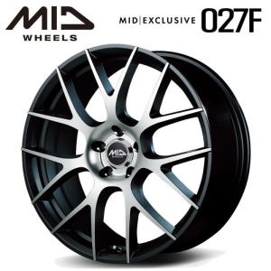 RMP MID 025F 17インチ 7J インセット48 5穴 PCD 114.3 セミグロス