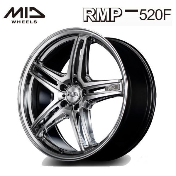 マルカサービス MID RMP 520F 19インチ 7.5J インセット48 5穴 PCD 114...