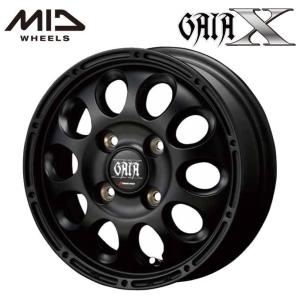 マルカサービス GAIAX 12インチ 3.5J インセット45 4穴 PCD 100 マット