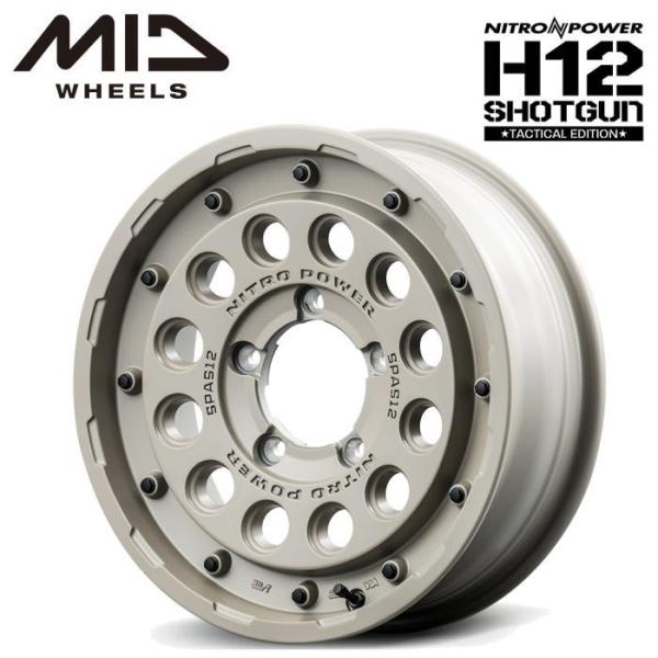 ジムニー JB23W/JB64W NITRO POWER H12 SHOTGUN 16インチ 5.5...