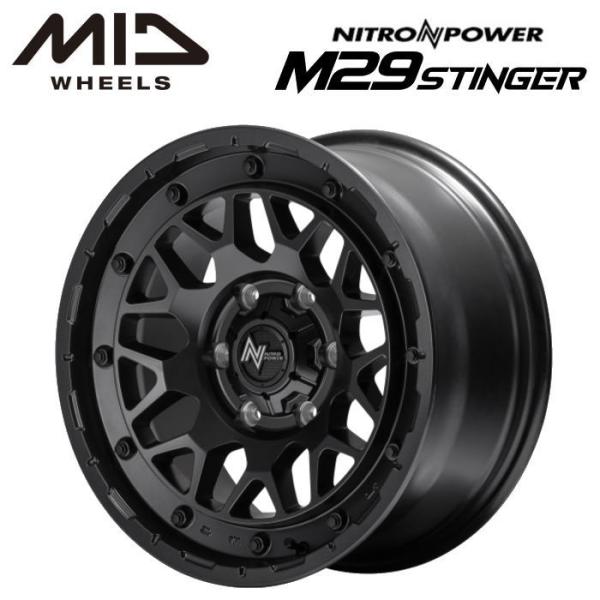 プラド・FJクルーザー NITROPOWER M29 STINGER スティンガー 17インチ 8J...