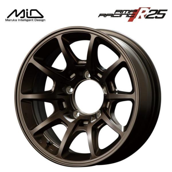 ジムニー シエラ MID RMP RACING R25 16インチ 5.5J インセット-25 5穴...