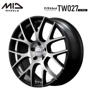 マルカサービス MID MTW TW027 for TESLA 18インチ 8J インセット33 5