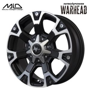 木村 ハイエース用 18インチ ばり溝 ブラックスポークホイール NITRO POWER 200系ハイエース MID WARHEAD 18インチ 8J イン