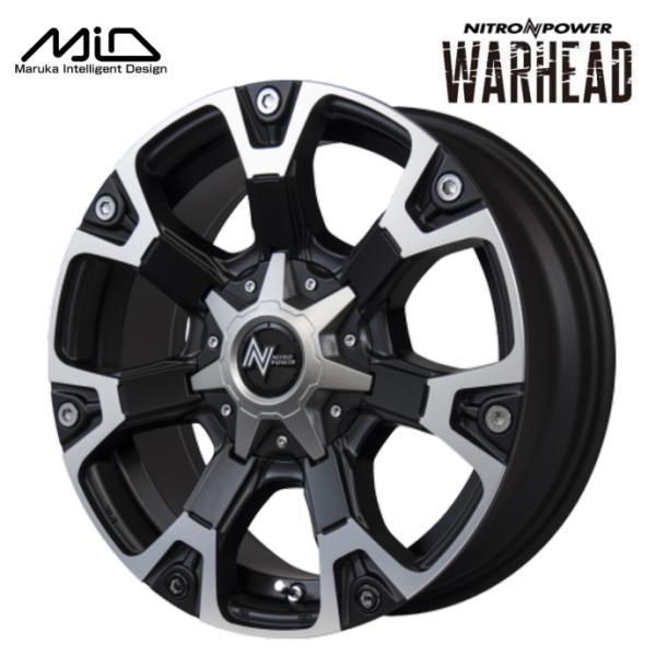 200系ハイエース MID NITRO POWER WARHEAD 18インチ 8J インセット38...