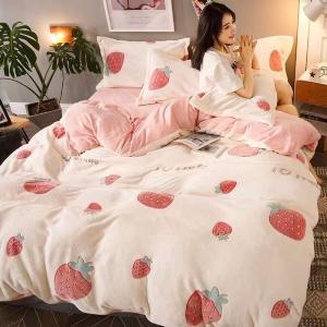 寝具 カバーセット 4色 なめらか 肌触り 暖かい B104 ふわふわあったか