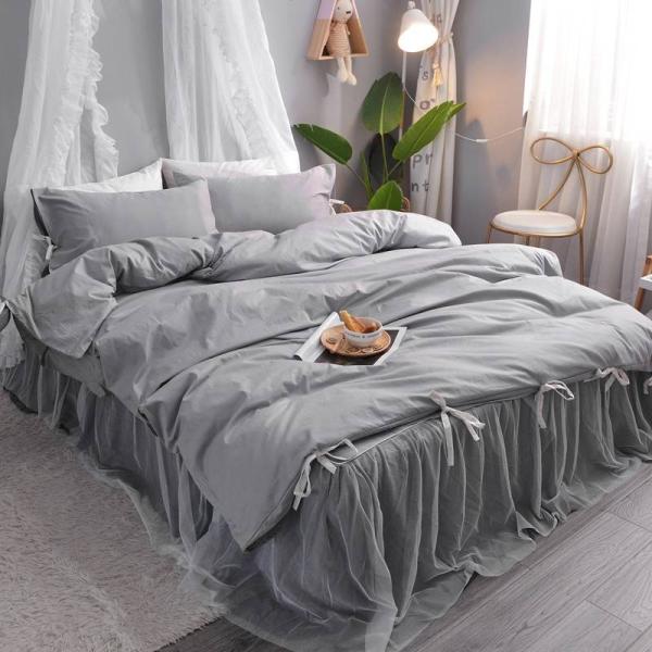 寝具 カバー セット 4色 綿100% ホワイト ピンク グレー ホワイト&amp;ピンク C11