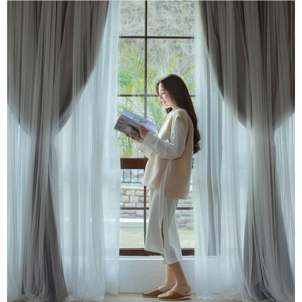 カラフルカーテン ユニーク ゴージャス カーテン フリル CL6