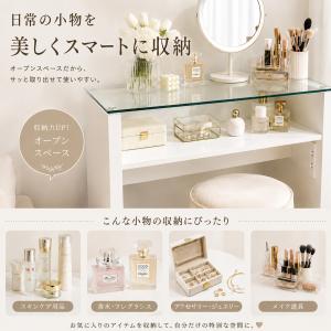 ネイルテーブル おしゃれ ドレッサー 収納 デ...の詳細画像2