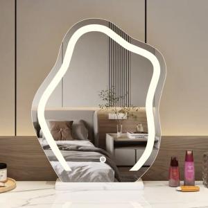 LEDミラー 自社製品 卓上 雲のようなミラー...の詳細画像1