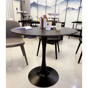 ダイニングテーブル 丸テーブル 黒 幅60cm...の詳細画像2