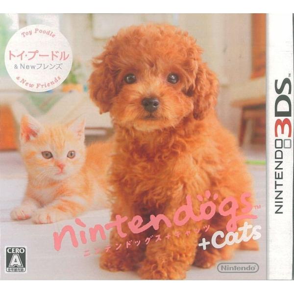 【中古】3DS）nintendogs + cats トイ・プードル&amp;Newフレンズ [4902370...