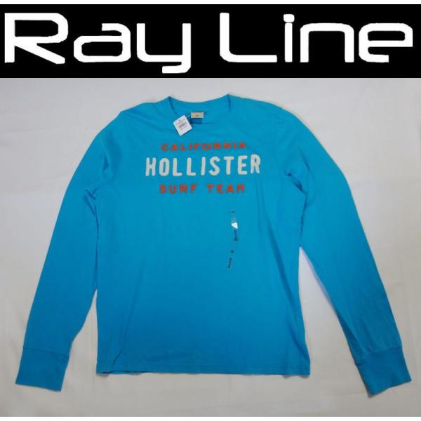 Hollister ホリスター 長袖 Tシャツ ブルー サイズXL 未使用品 古着  中古 s02