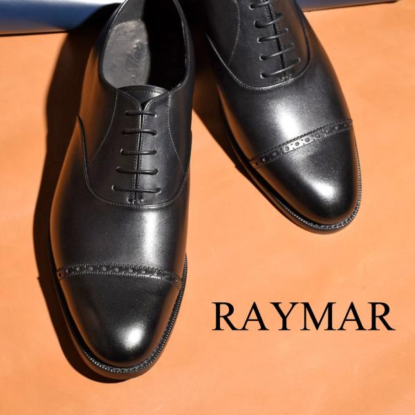【RAYMAR】内羽根パンチドキャップトゥ 5641RII ブラック RAYMAR グッドイヤーウェ...