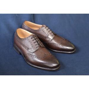 【RAYMAR】Dayles シボ革フルブローグ ダークブラウン / Vibramソール / グッドイヤーウェルト 23.5cm~28.0cm / レイマー